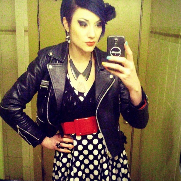 COPY - Black Milk Evil Monochromatic Dot dress M MUSEUM FEELER - Picture 13 of 14